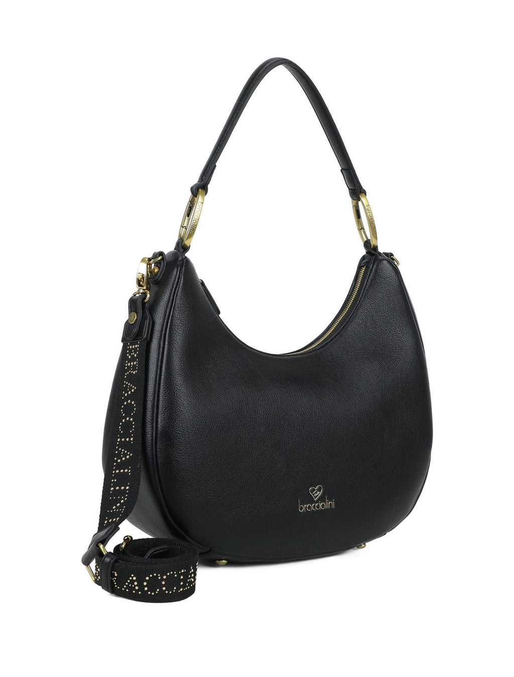 Borsa a hobo Braccialini Amy nero B26BR13 B18504