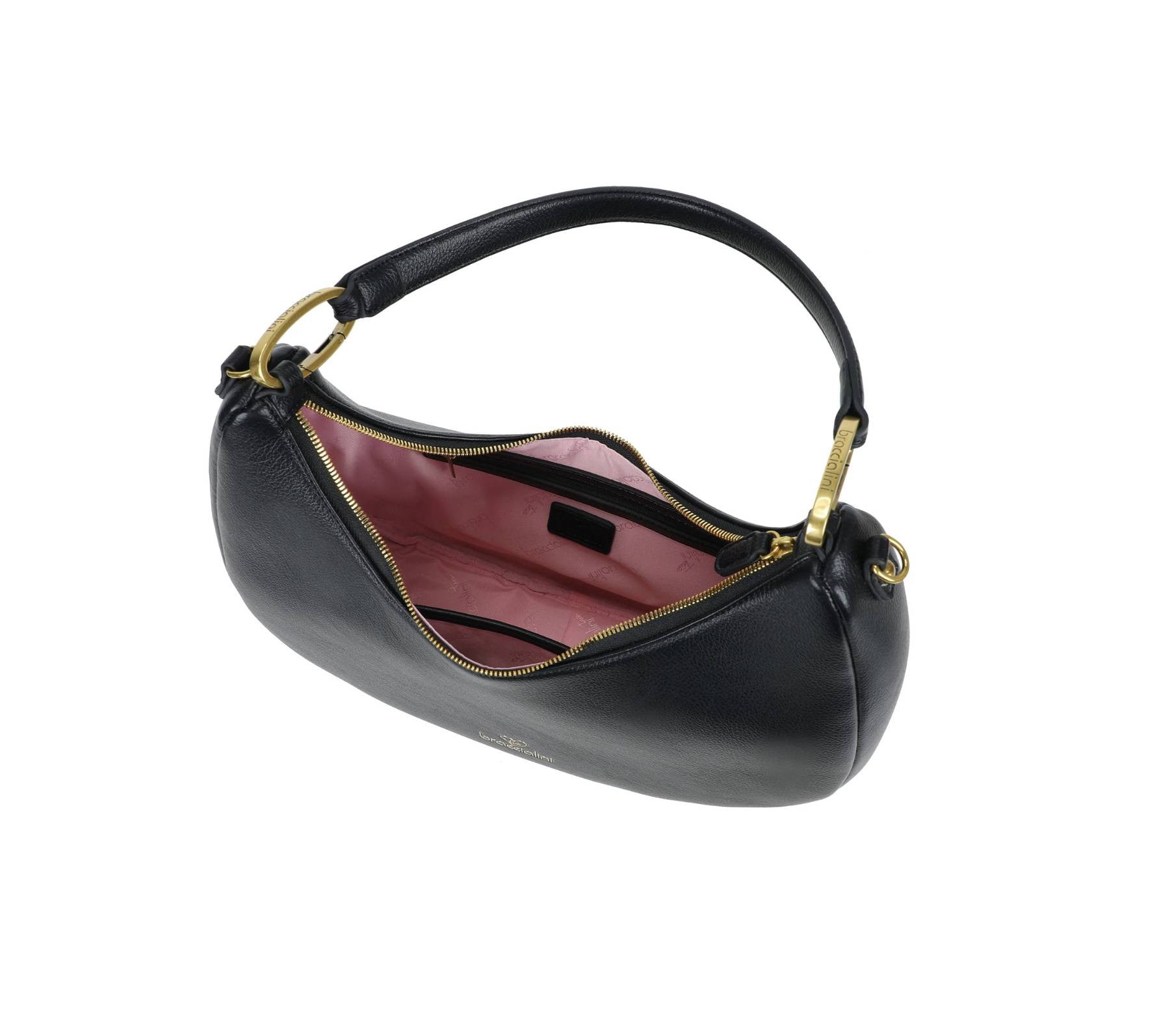 Borsa a hobo Braccialini Amy nero B26BR13 B18504