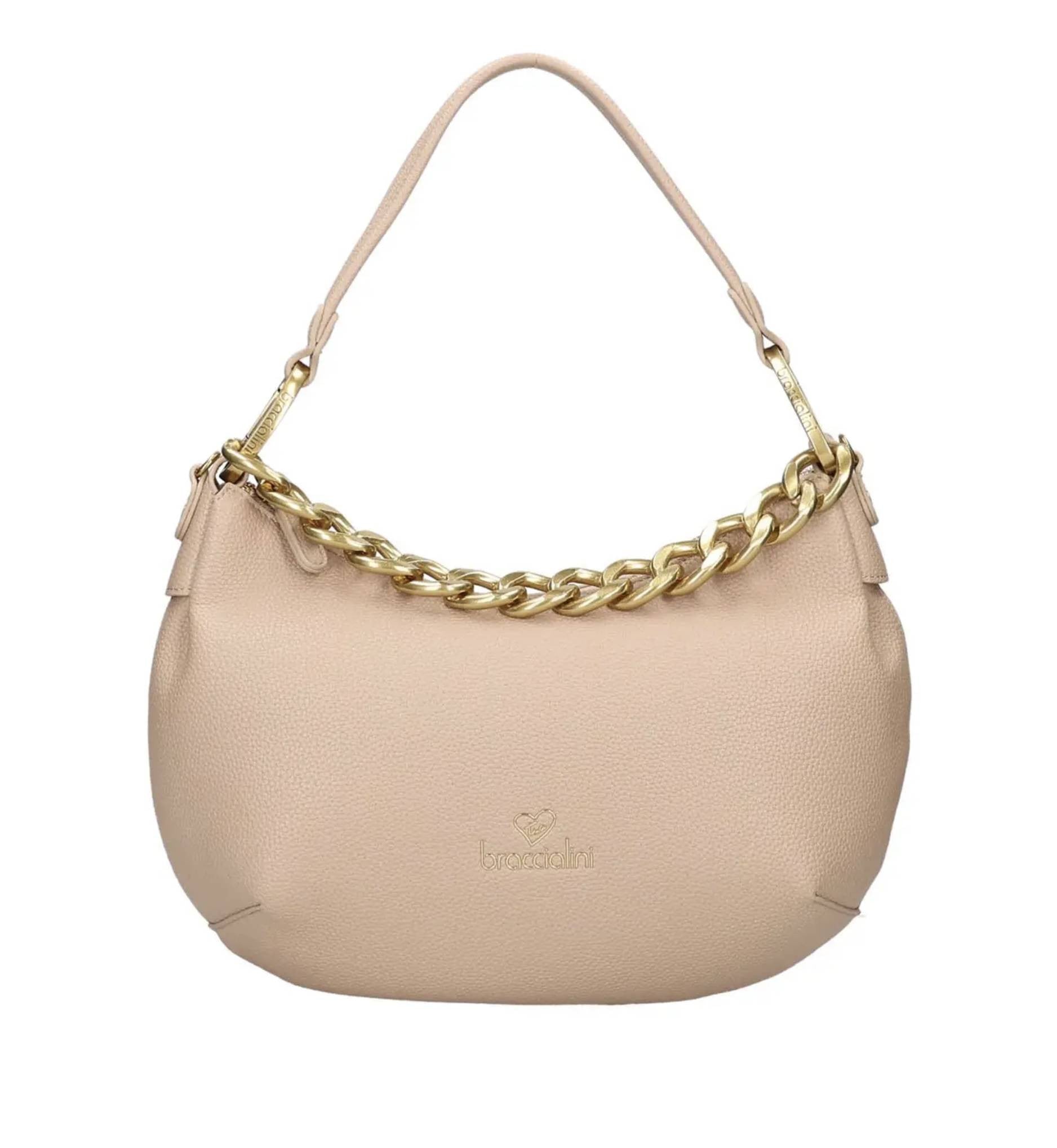 Borsa a spalla/ tracolla Braccialini Beth Jewels taupe B26BR14 B18532