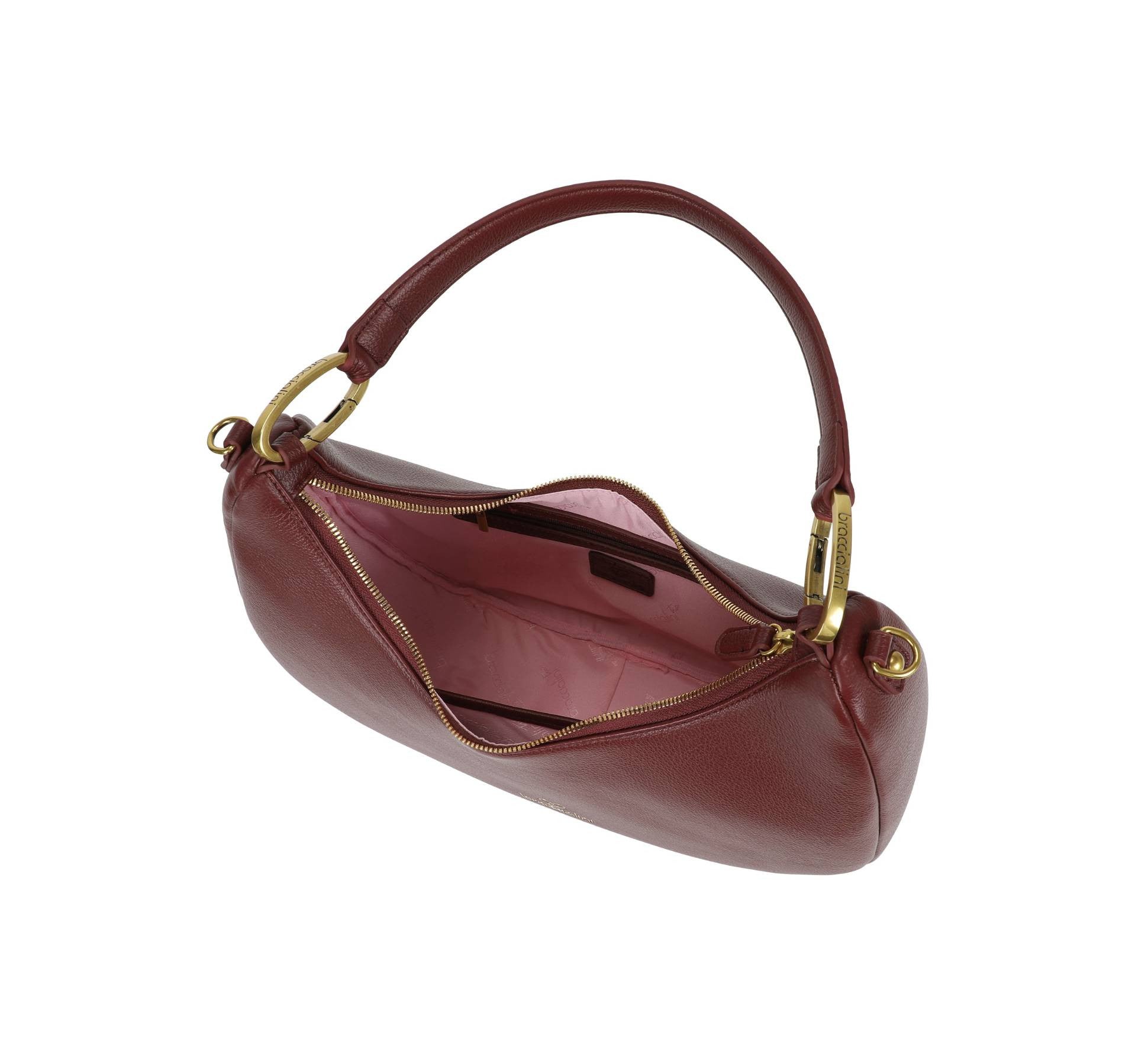 Borsa a hobo Braccialini Amy bordeaux B26BR23 B18504
