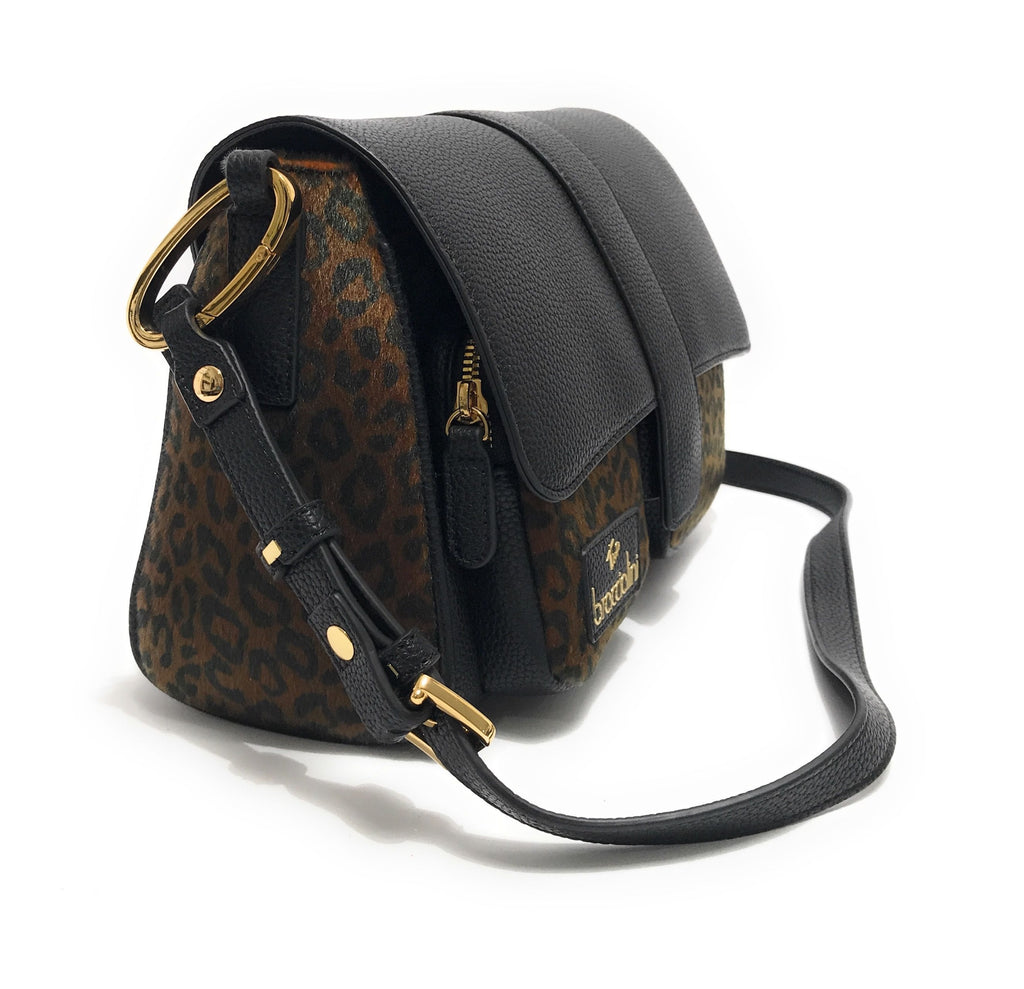 Borsa donna tracolla Braccialini Jinny animalier leopard B26BR07 B18634