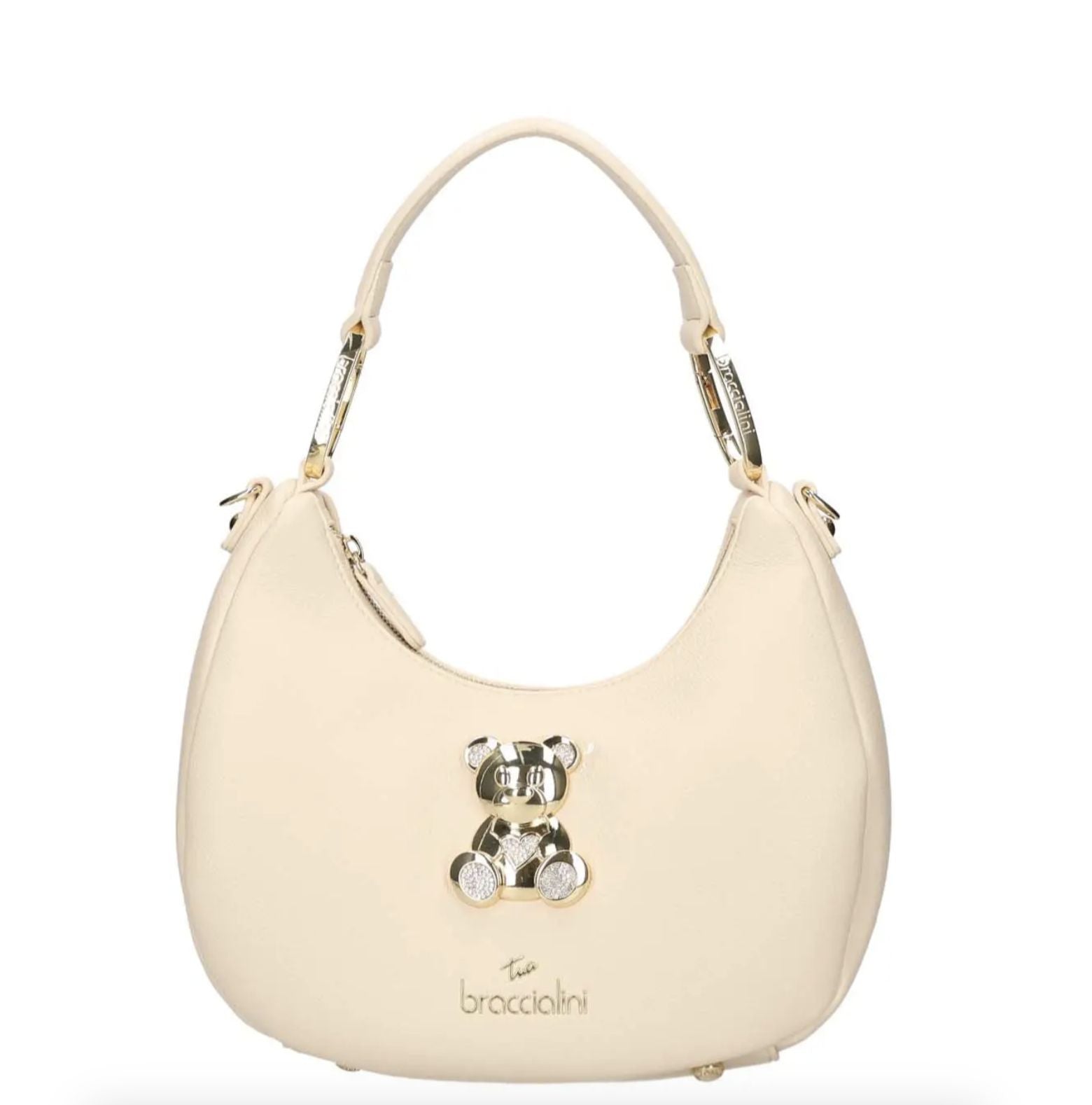 Borsa a hobo Braccialini Amy Bijoux beige B26BR24 B18523