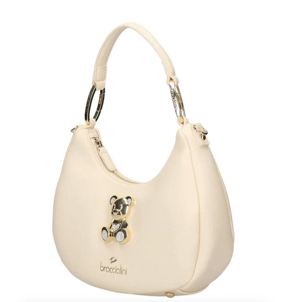 Borsa a hobo Braccialini Amy Bijoux beige B26BR24 B18523