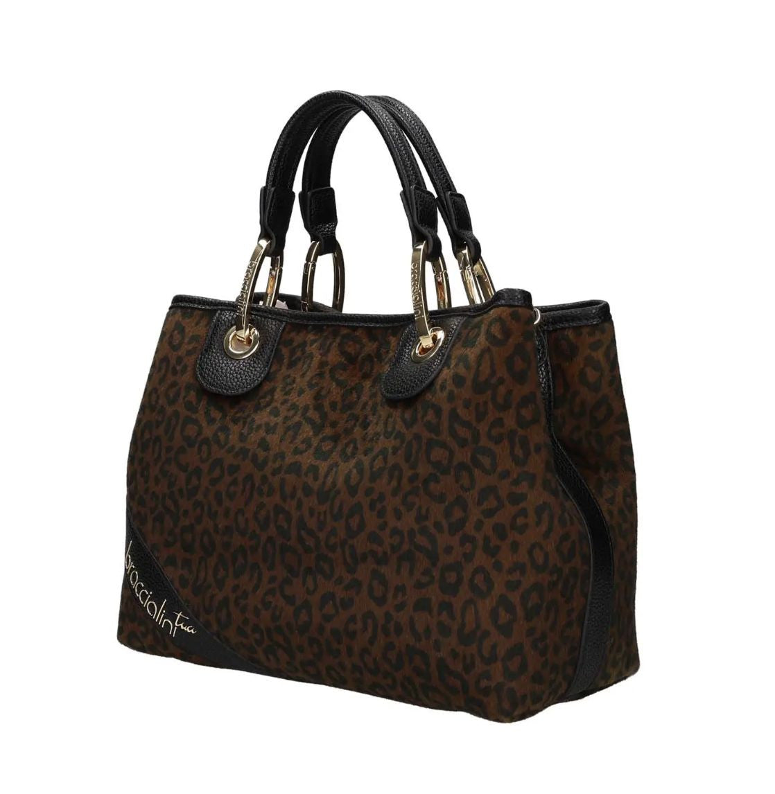 Borsa a mano con tracolla Braccialini Beth animalier B26BR25 B18571