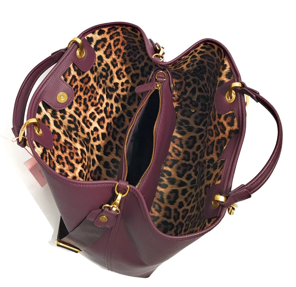 Borsa a mano con tracolla Braccialini Beth Jewels bordeaux B26BR38 B18530