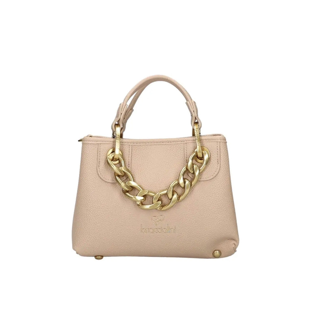 Borsa a mano con tracolla Braccialini Beth Jewels taupe B26BR47 B18533