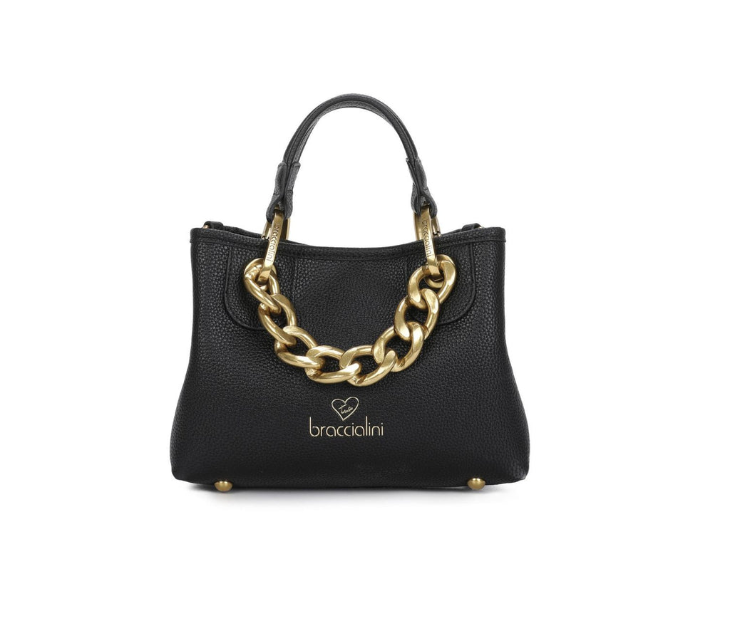 Borsa a mano con tracolla Braccialini Beth Jewels nero B26BR60 B18533