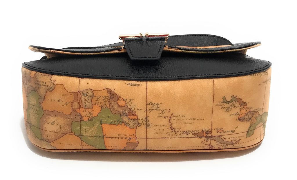 Borsa a tracolla con patta Alviero Martini 1A Classe black B26PC05 LD66 G611