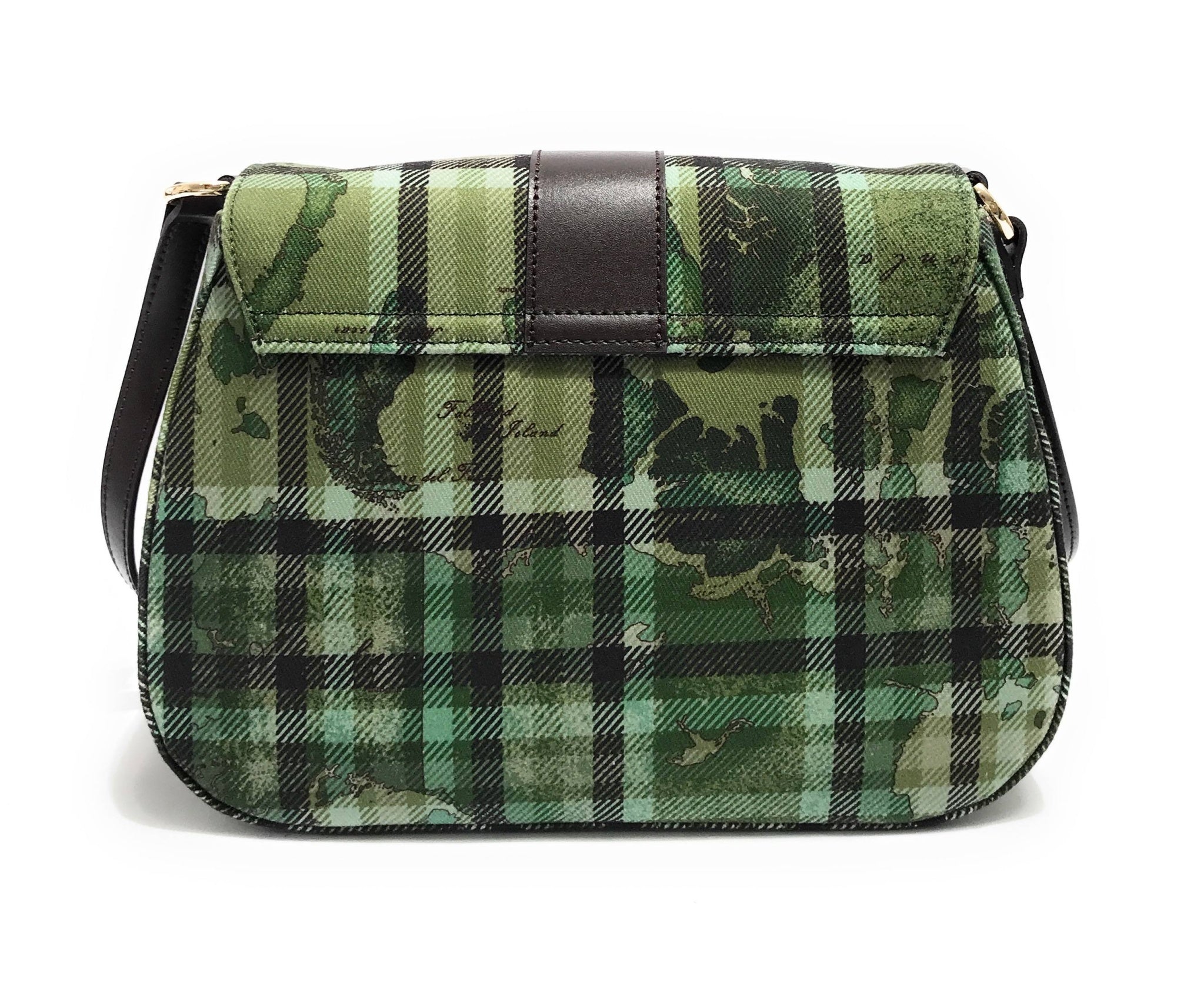 Borsa a tracolla con patta Alviero Martini 1A Classe Moss green B26PC11 LD46 9894