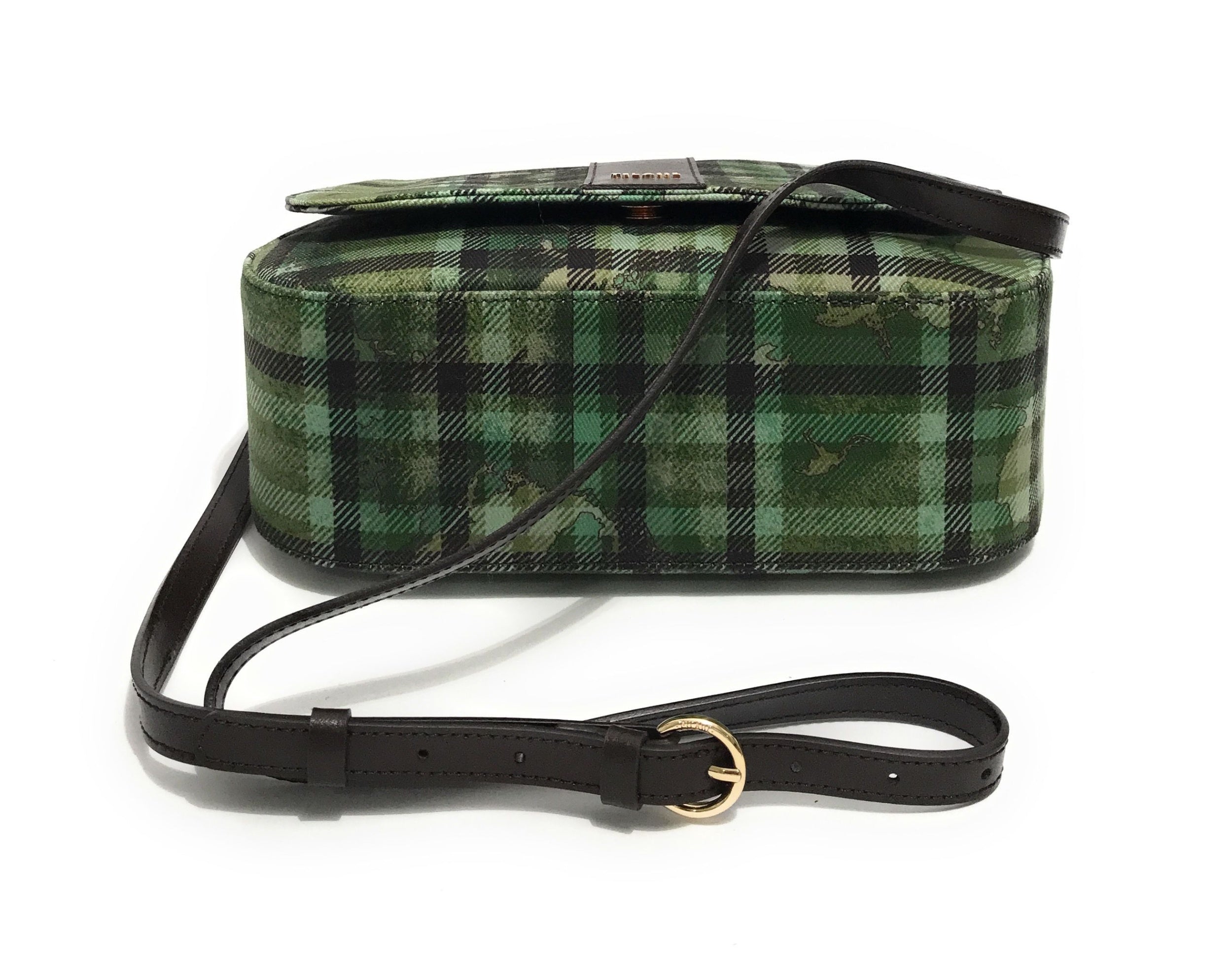 Borsa a tracolla con patta Alviero Martini 1A Classe Moss green B26PC11 LD46 9894
