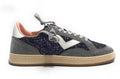 Scarpe 2B12 sneaker JRPlay-136 pelle grey/ glitter galaxy Z26QB01
