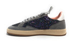 Scarpe 2B12 sneaker JRPlay-136 pelle grey/ glitter galaxy Z26QB01