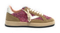 Scarpe 2B12 sneaker JRPlay-137 pelle beige/ glitter pink Z26QB02