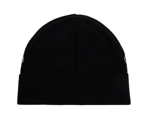 Berretto Moschino logo nero con orlo C26MO01 65443 M3321 COL 016