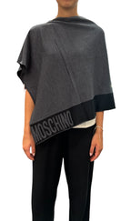 Poncho donna Moschino grigio C26MO15 30667 M3348 015