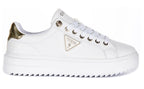 Scarpe sneaker Guess Denesa12 white/gold D26GU07 FLJD12LEA12