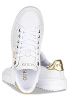 Scarpe sneaker Guess Denesa12 white/gold D26GU07 FLJD12LEA12