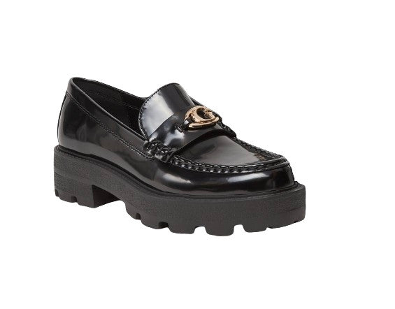 Scarpe donna mocassino Guess Yanika nero D26GU13 FLTYNKELE14