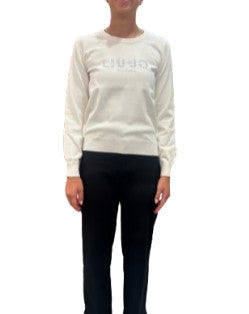 Maglia donna Liu Jo better bianco latte E26LJ06 TF5248 MS63L 10103