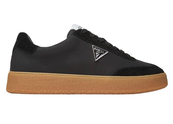 Scarpe uomo Guess sneaker Wiman in pelle black U26GU03 FMTWIMLEA12
