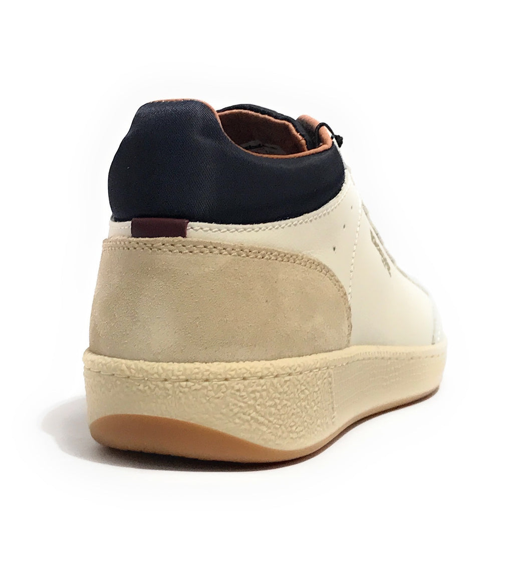 Scarpe uomo Blauer sneaker alte Murray in pelle white/ navy U26BU07 F5MURRAY09/LEA