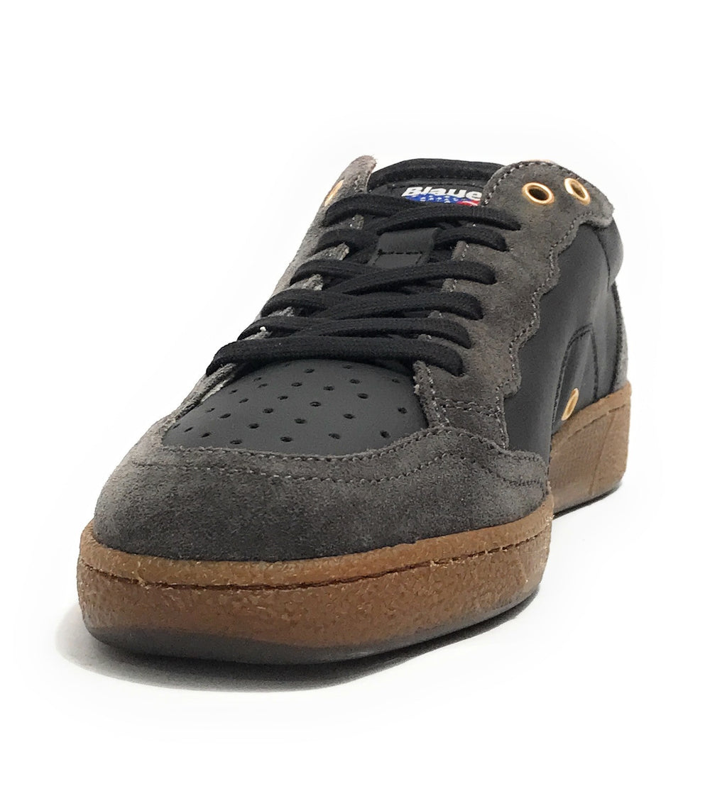Scarpe uomo Blauer sneaker in pelle black/ military U26BU06 F5MURRAY01/LES