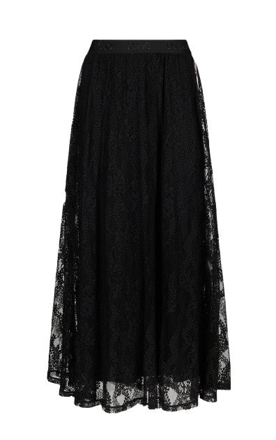 Gonna Liu Jo jersey lunga nero E26LJ23 TF5260 J4951 22222