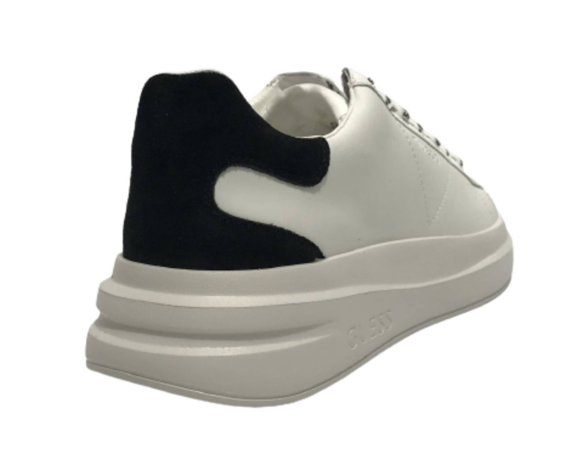 Scarpe uomo Guess sneaker Elba  pelle white/ black U26GU07 FMPVIBSUE12
