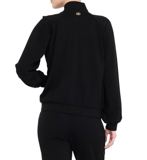 Felpa aperta donna Liu Jo Better nero E26LJ27 TF5112 FS321 22222