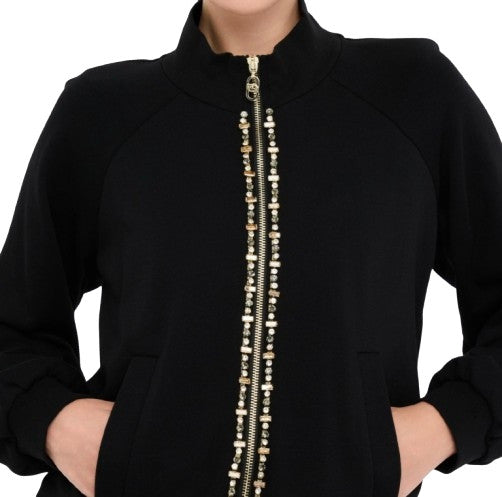 Felpa aperta donna Liu Jo Better nero E26LJ27 TF5112 FS321 22222