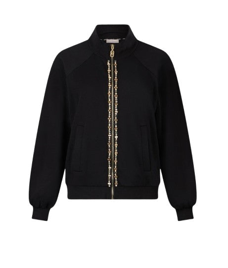 Felpa aperta donna Liu Jo Better nero E26LJ27 TF5112 FS321 22222