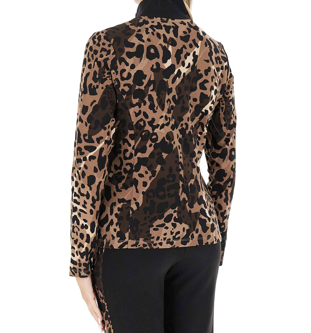 Felpa aperta donna Liu Jo Sport chocolate malt E26LJ28 TF5190 JS182 M9701