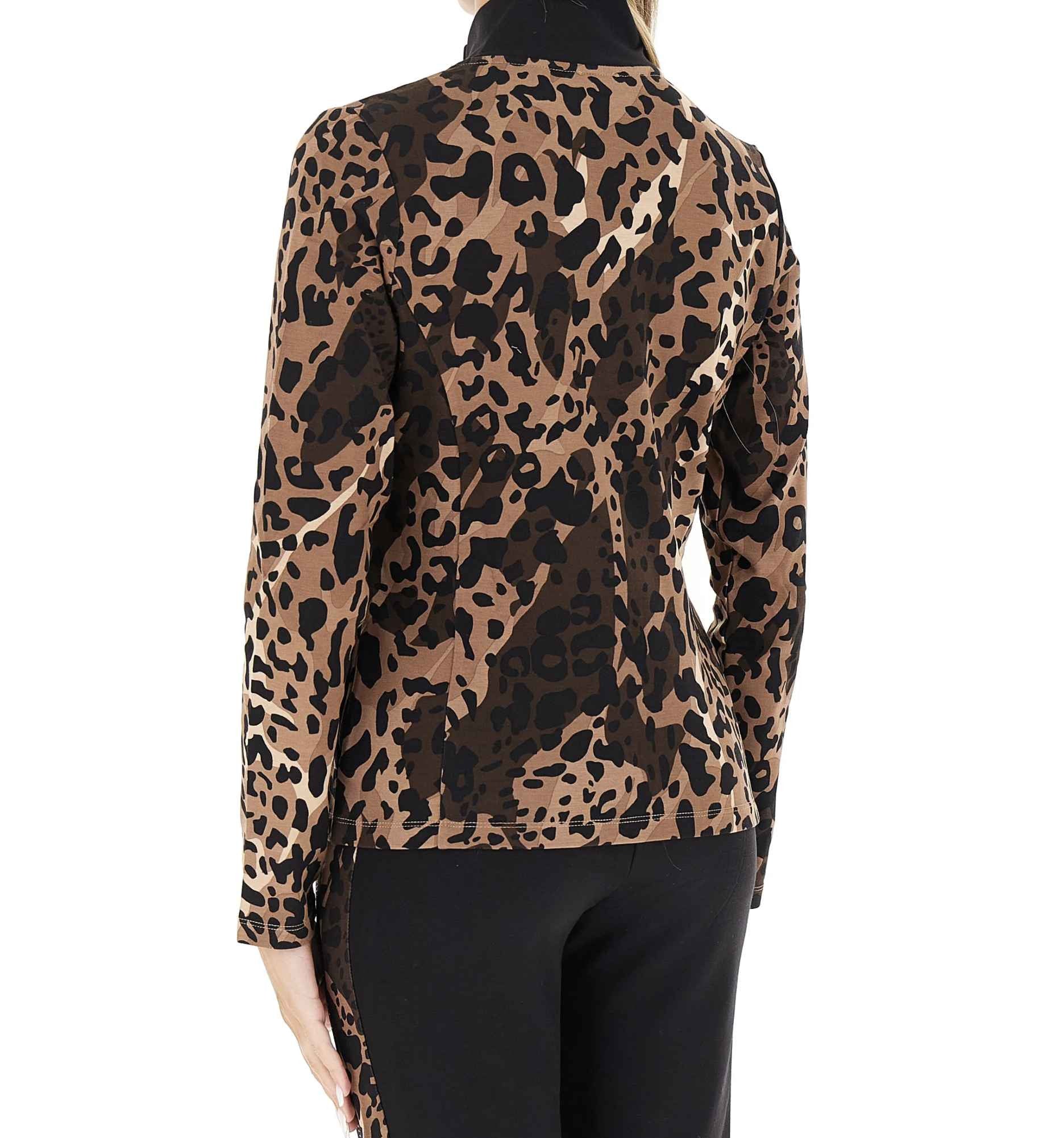 Felpa aperta donna Liu Jo Sport chocolate malt E26LJ28 TF5190 JS182 M9701