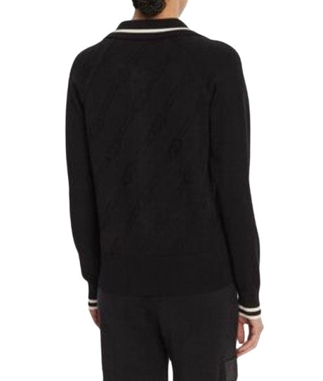 Maglia donna Liu Jo con zip nero/ bianco E26LJ29 TF5032 MS63L 03N66