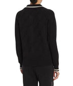 Maglia donna Liu Jo con zip nero/ bianco E26LJ29 TF5032 MS63L 03N66