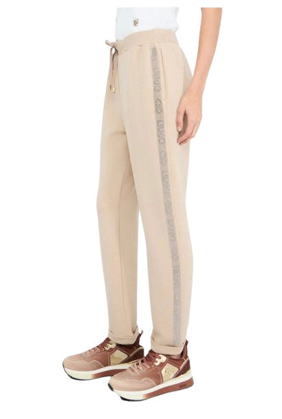 Pantalone donna Liu Jo jogging in scuba champagne E26LJ31 TF5093 J4616 60906