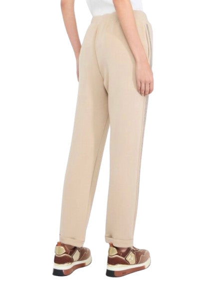 Pantalone donna Liu Jo jogging in scuba champagne E26LJ31 TF5093 J4616 60906