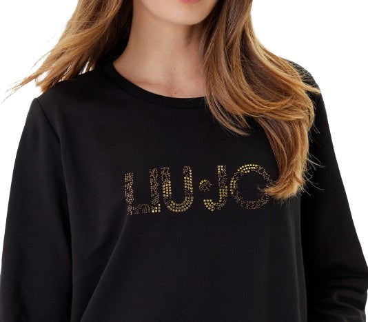 Felpa donna Liu Jo nero E26LJ33 TF5196 FS090 V9673