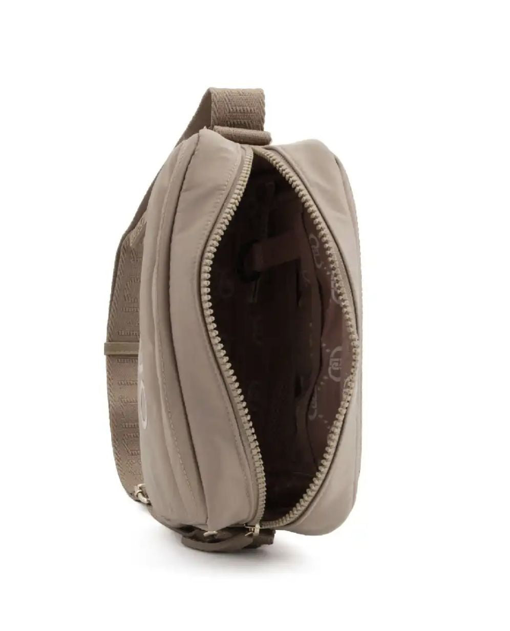 Borsa donna Liu-jo tracolla M camera case in nylon champagne B26LJ99 TF5083 T4974 60906