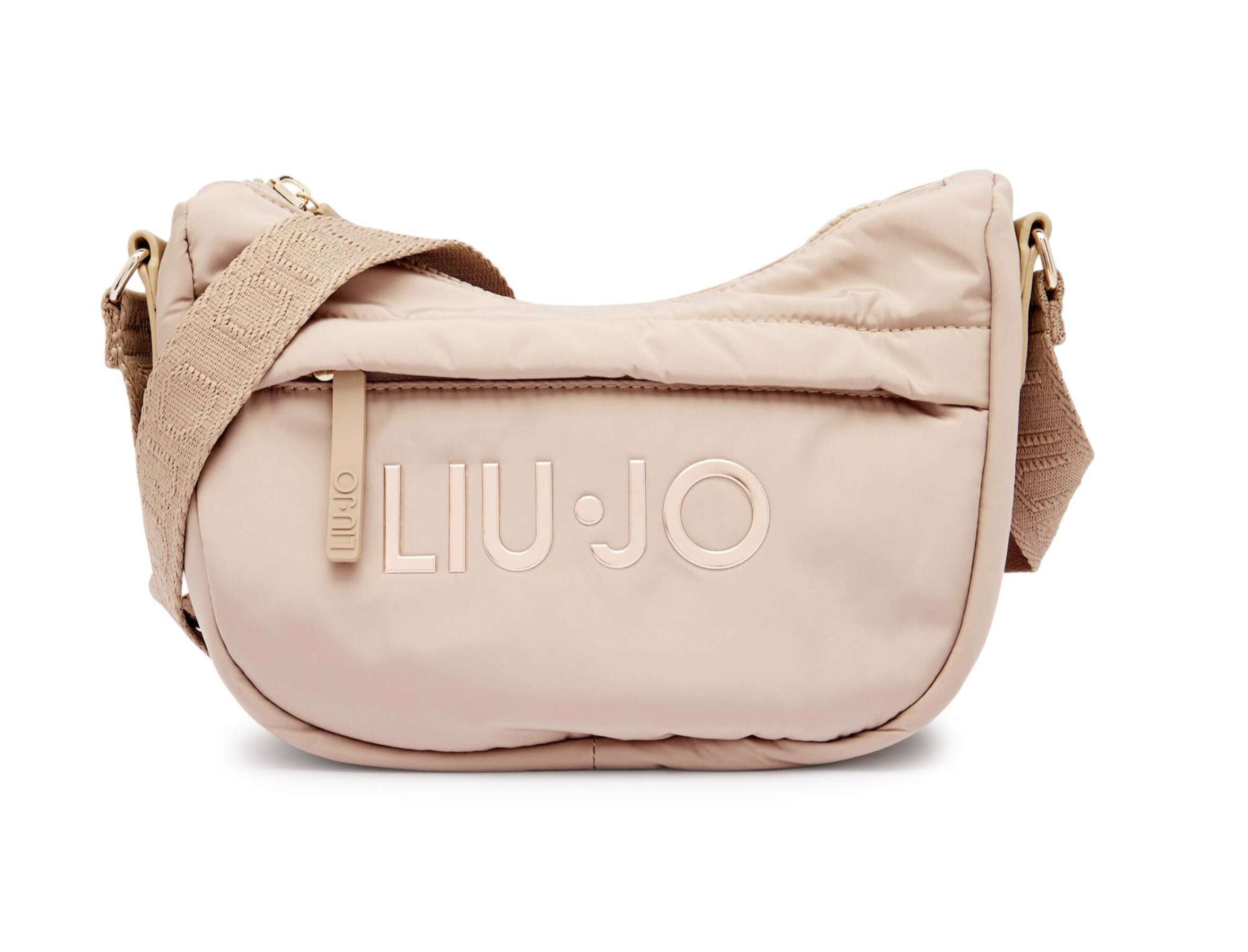 Borsa donna Liu-jo tracolla M crossbody in nylon champagne B26LJ98 TF5081 T4974 60906