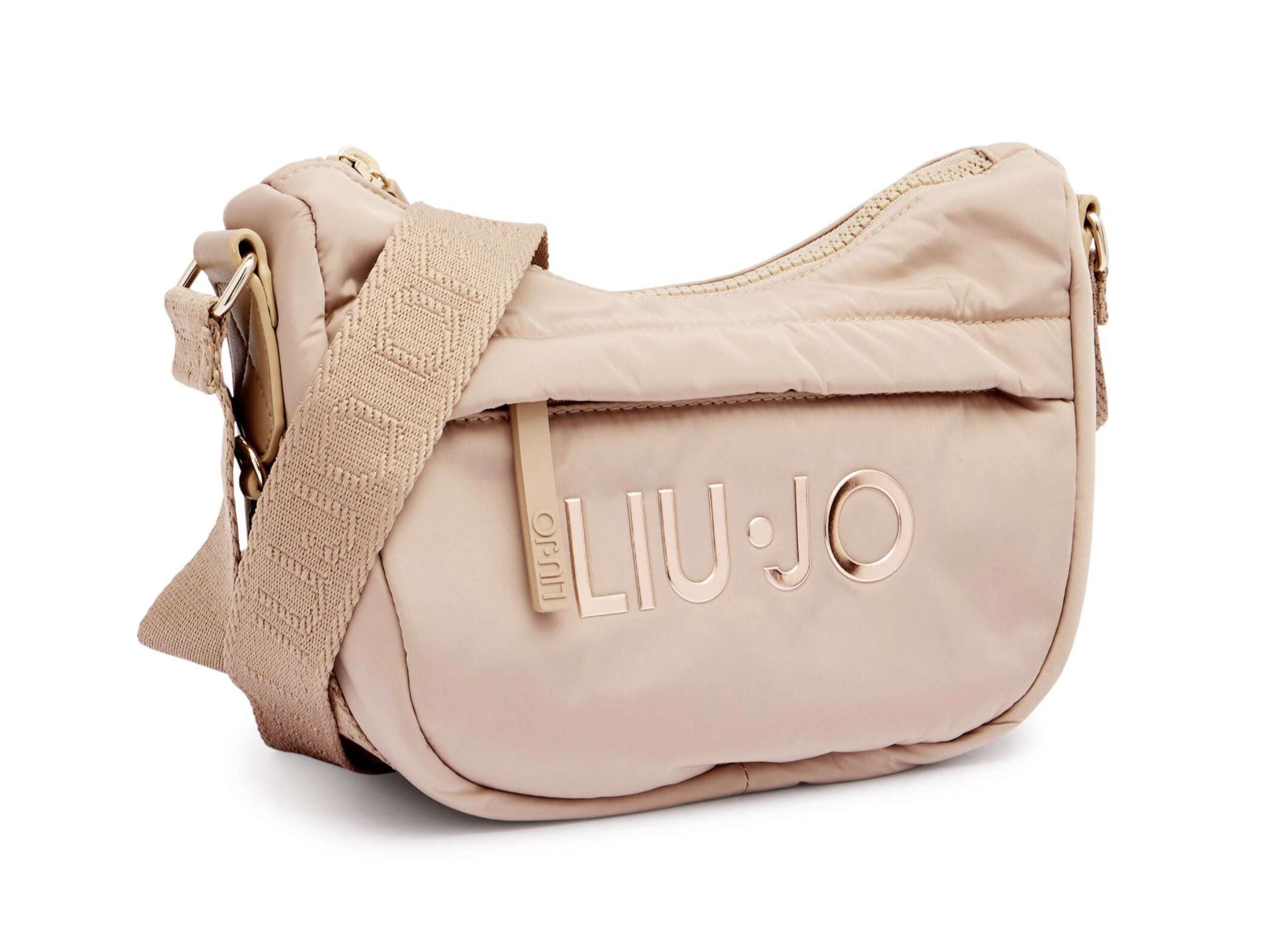 Borsa donna Liu-jo tracolla M crossbody in nylon champagne B26LJ98 TF5081 T4974 60906