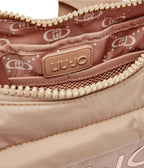 Borsa donna Liu-jo tracolla M crossbody in nylon champagne B26LJ98 TF5081 T4974 60906