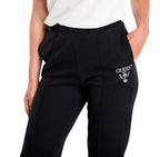 Pantalone donna jogger Guess Roberta Cuff long pants nero E26GU02 V5RB13KC3D2