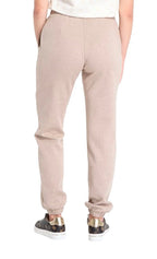 Pantalone donna jogger Guess Roberta Cuff long pants beige E26GU06 V5RB13KC3D2