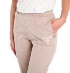 Pantalone donna jogger Guess Roberta Cuff long pants beige E26GU06 V5RB13KC3D2