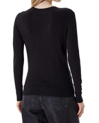 Maglione donna Guess Kiara triangle logo jet black E26GU17 W5YR23Z2NQ2 JBLK