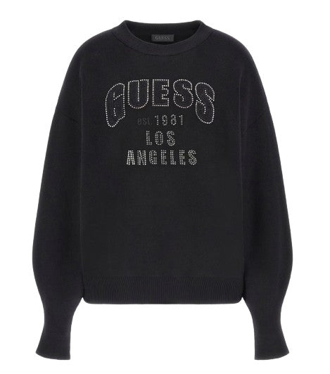 Maglione donna Guess Leighton jet black E26GU23 W5YR26Z26I2 JBLK