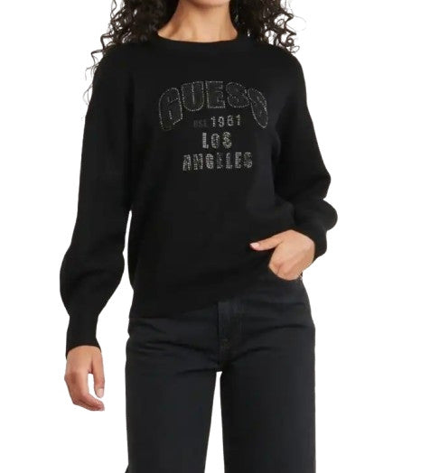 Maglione donna Guess Leighton jet black E26GU23 W5YR26Z26I2 JBLK