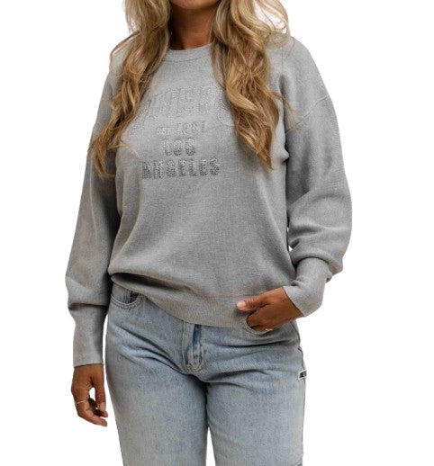 Maglione donna Guess Leighton grigio E26GU24 W5YR26Z26I2 LMGY