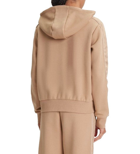 Felpa donna Guess Maryella Full Zip Sweatshirt beige E26GU27 V5YQ00KB3P2 C1C2